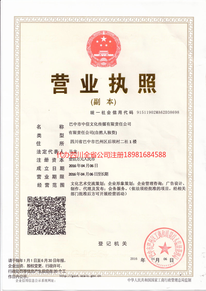 临沂临沂中信文化传媒有限责任公司