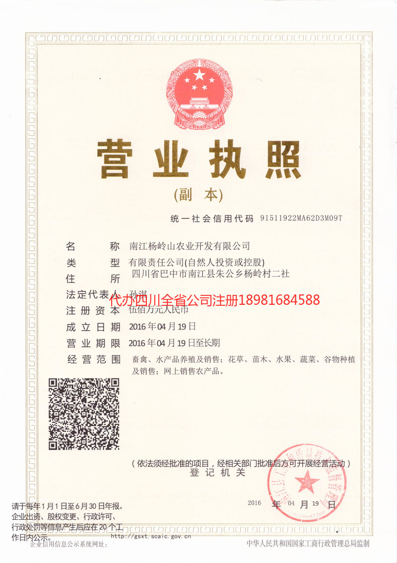 临沂临沂杨岭山农业开发有限公司